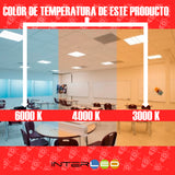 COB Doble Color Redondo 12W Centro Calido Reborde Frio 10 Piezas - Interled Mexico